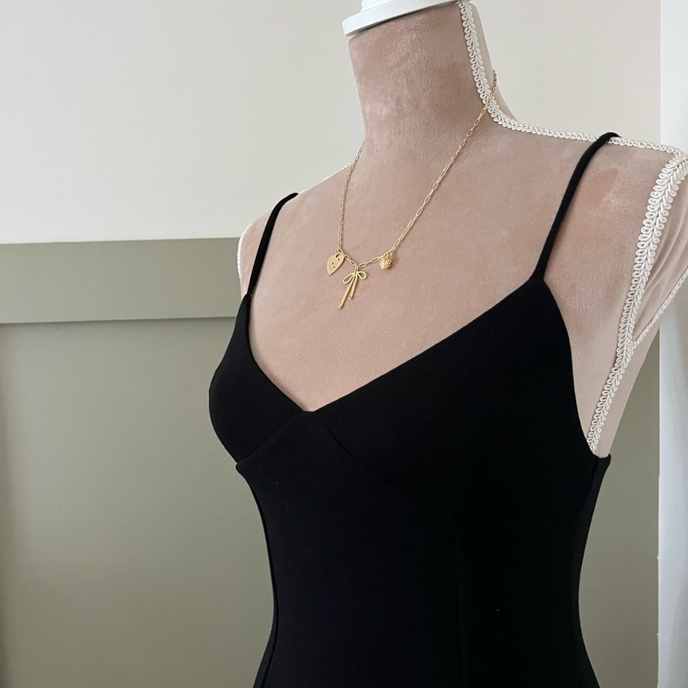Oh Polly Black Mini Dress